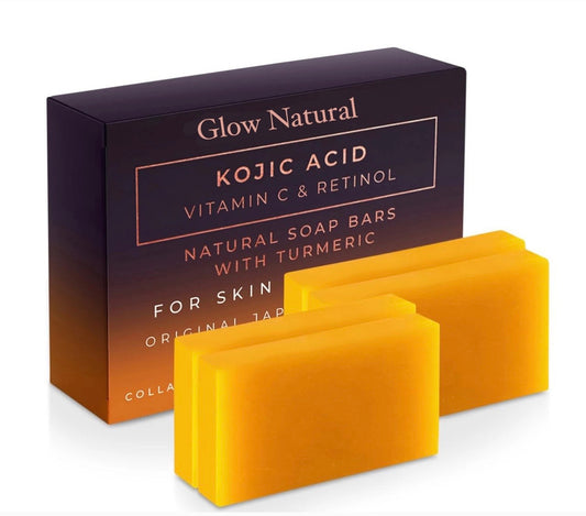 Turmeric Kojic Acid Dark Spot Remover Vitamin C , Vitamin E Original Japanese Complex Infused,Shea Butter (2 Pack)
