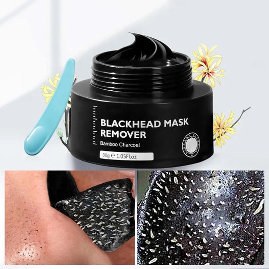 Bamboo Charcoal Blackhead Remover Mask Peeling Deep Cleansing Pore Moisturizing Skin Care Face Mask